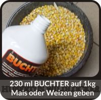 HUBERTUS-BUCHTER- BIRN-AROMA- Wildlockmittel Konzentrat 1 kg Flasche / TOP - EFFEKT AN DER SALZLECKE UND  KIRRUNG / Art. Nr. BU-18005